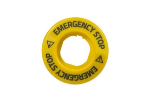 Aksesuar 24V AC/DC Sürekli Yanar (EMERGENCY-EMERGENCY) Baskılı LED'li Etiket